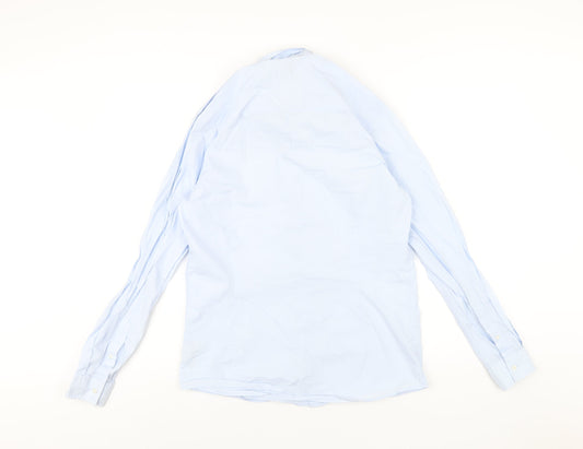 Mens UK Collar Size S NEXT Smart Blue  Dress Shirt