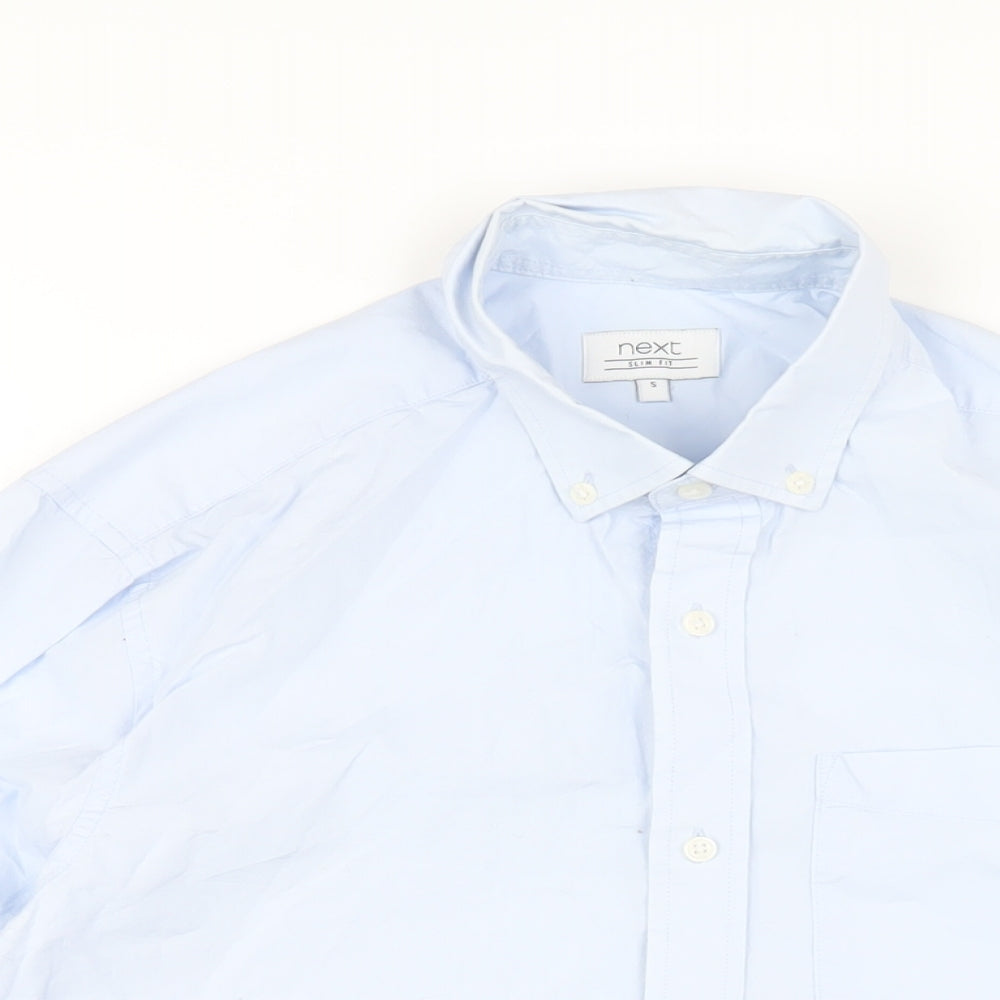 Mens UK Collar Size S NEXT Smart Blue  Dress Shirt