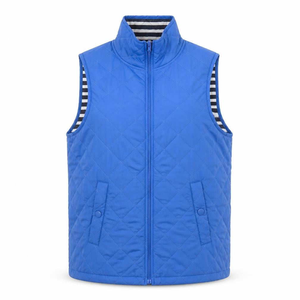 Womens UK Size S Cotton Traders Blue Gilet