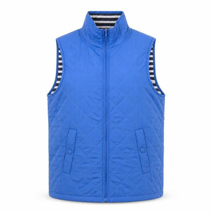 Womens UK Size S Cotton Traders Blue Gilet