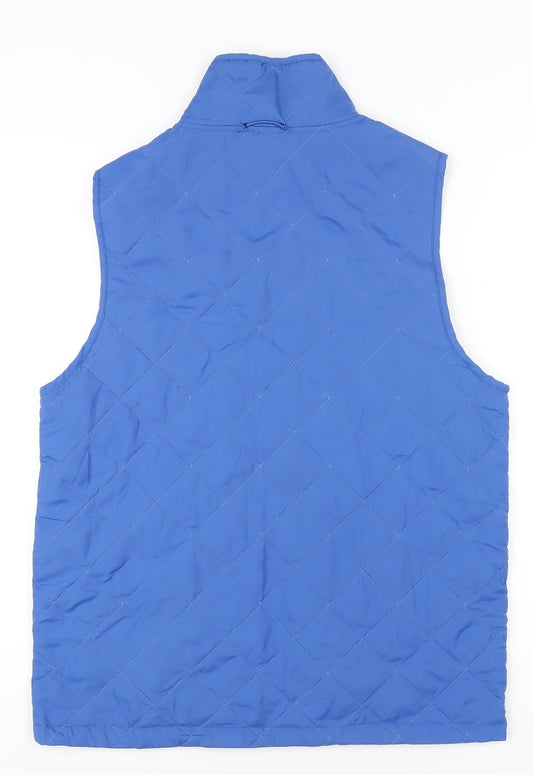 Womens UK Size S Cotton Traders Blue Gilet