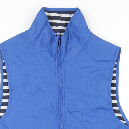 Womens UK Size S Cotton Traders Blue Gilet