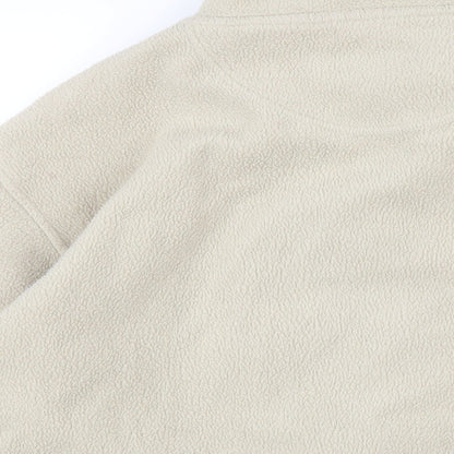 Classic Womens Beige Jacket Size S Zip