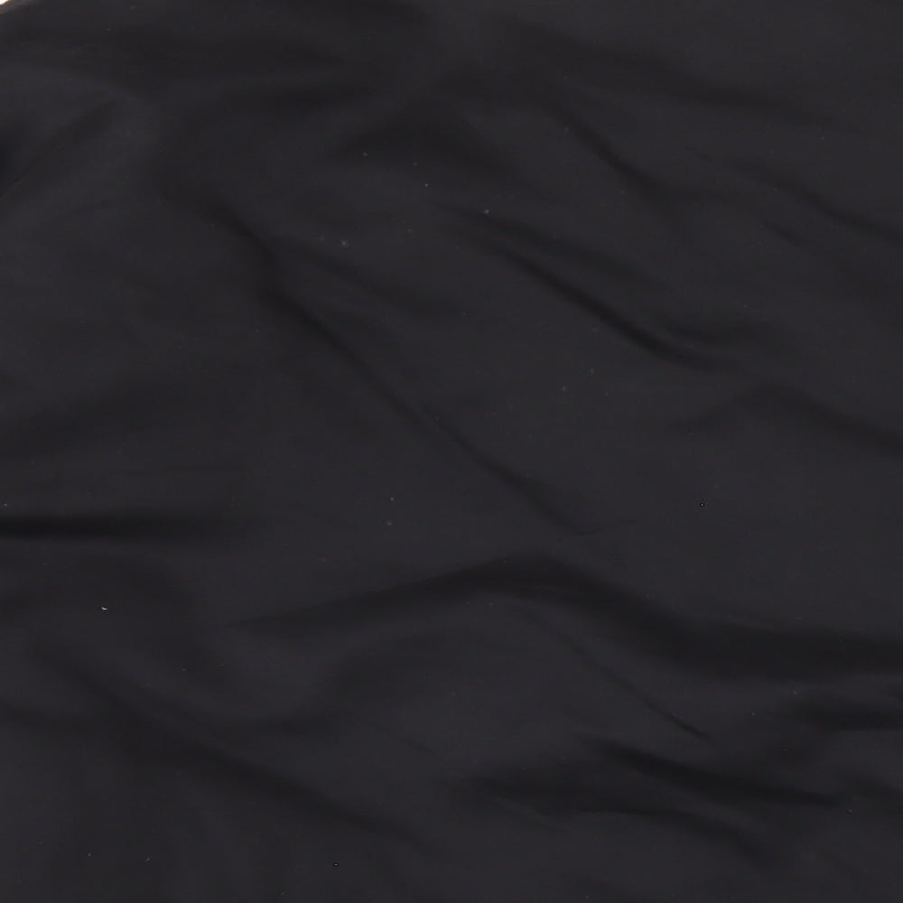 ASOS Mens Black Bomber Jacket Coat Size S Zip