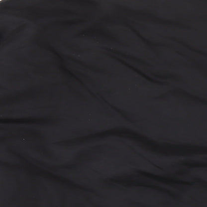 ASOS Mens Black Bomber Jacket Coat Size S Zip