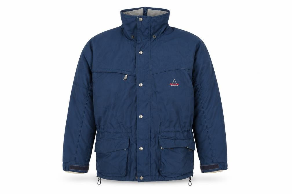 Mens UK Size S SOS Blue Rain Coat