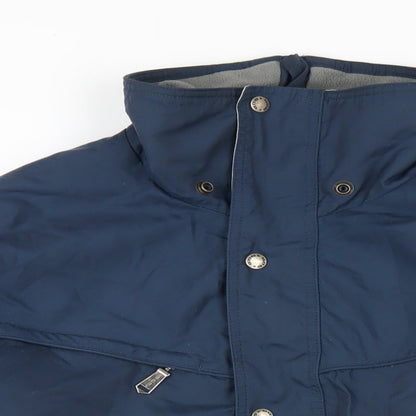 Mens UK Size S SOS Blue Rain Coat