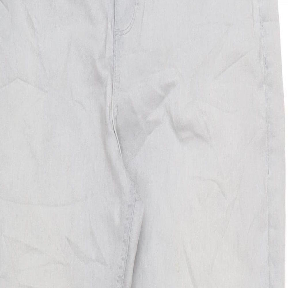 Womens UK Size 14 Marks and Spencer Regular Fit Skinny Grey Jeans
