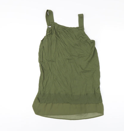 Womens UK Size S NEXT Green Basic T-Shirt