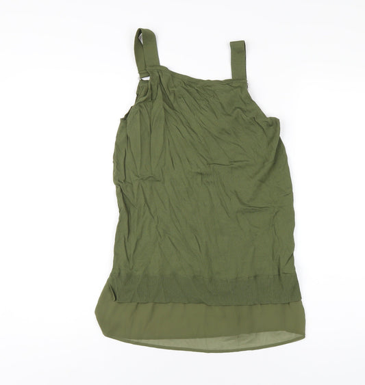 Womens UK Size S NEXT Green Basic T-Shirt
