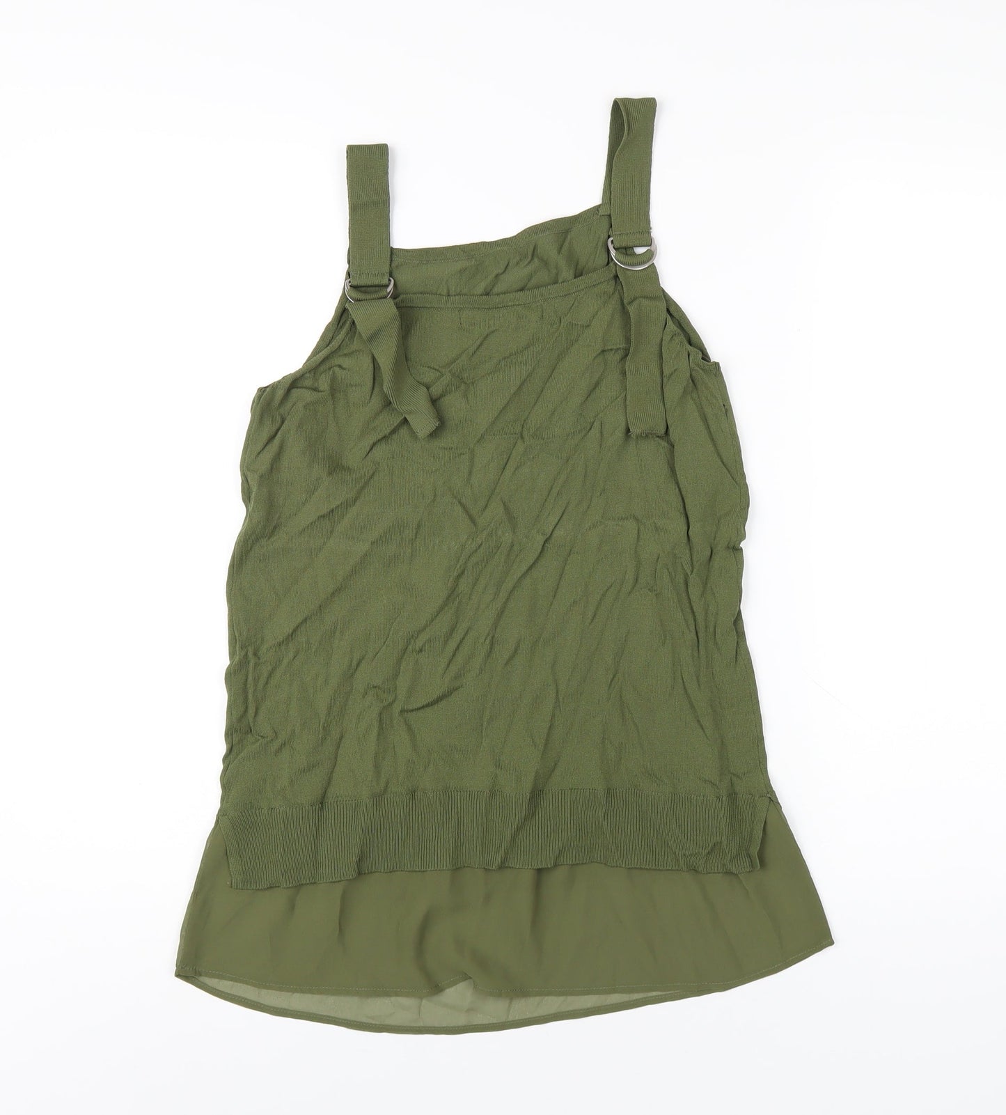 Womens UK Size S NEXT Green Basic T-Shirt