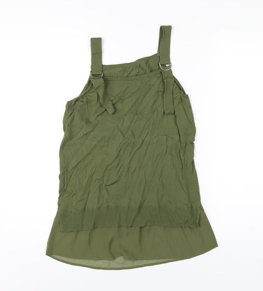 Womens UK Size S NEXT Green Basic T-Shirt