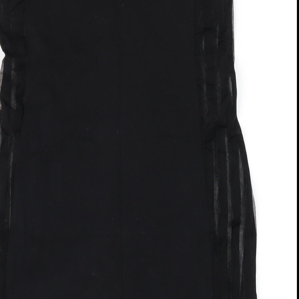 Motel Womens Black Viscose Mini Size S Sweetheart Pullover