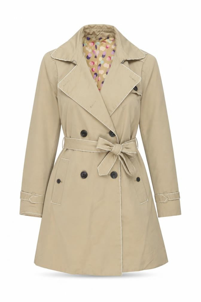 Womens UK Size S Gap Beige Overcoat
