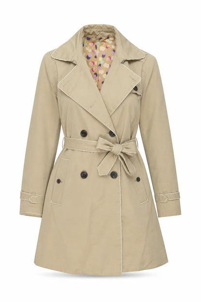 Womens UK Size S Gap Beige Overcoat