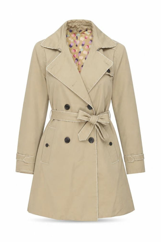 Womens UK Size S Gap Beige Overcoat
