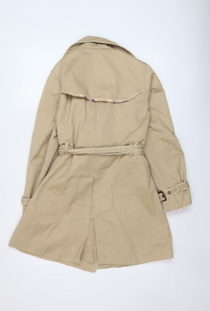 Gap Womens Beige Overcoat Coat Size S Button
