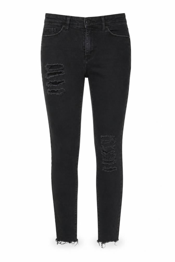 Womens UK Size 10 NEXT Regular Fit Skinny Grey Jeans