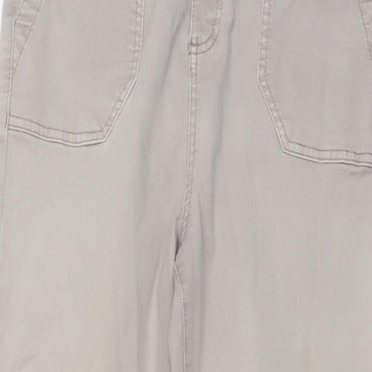 Womens UK Size 14 Marks and Spencer Regular Fit Jogger Beige Trousers