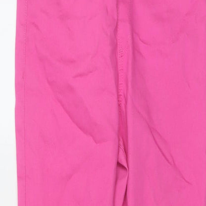 Marks and Spencer Womens Pink Cotton Jegging Jeans Size 10 L26 in Regular