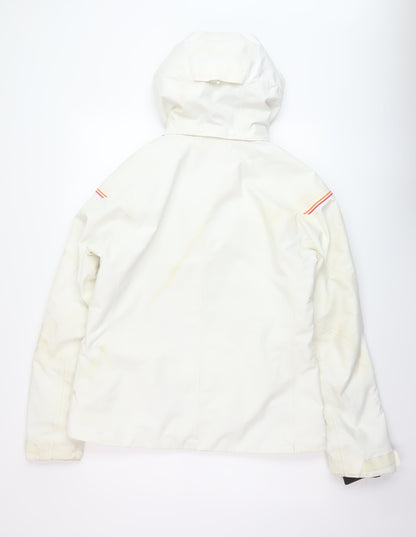 Halti Womens White Ski Jacket Coat Size 14 Zip
