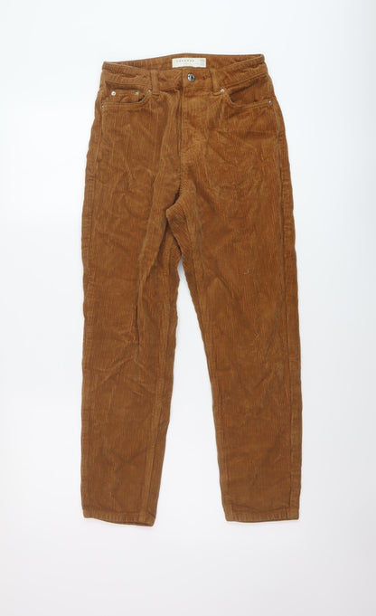 Womens UK Size 26 in Topshop Regular Fit  Brown Trousers