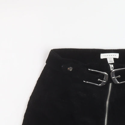 Womens UK Size 6 Topshop Mini Corduroy Skirt
