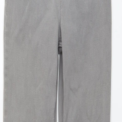 Womens UK Size 6 Marks and Spencer Slim Fit Straight Grey Jeans