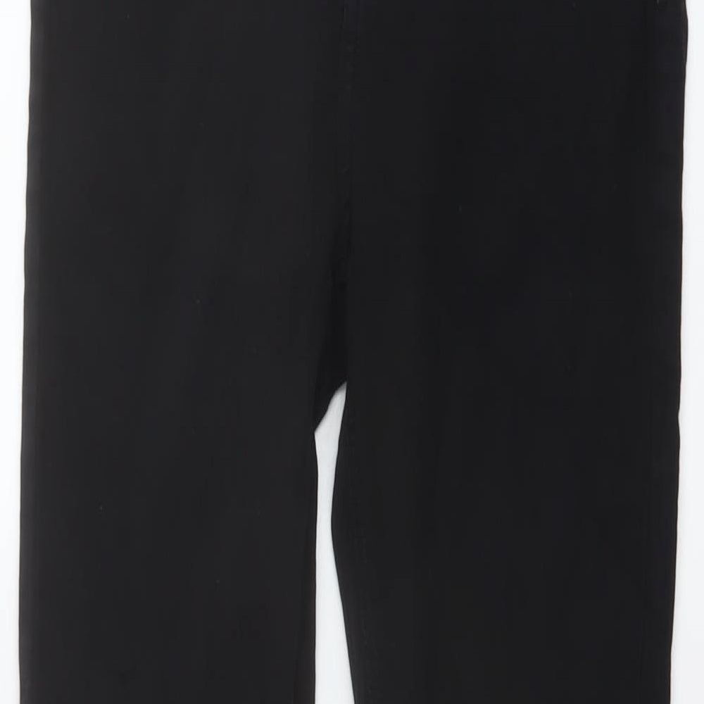 River Island Womens Black Cotton Skinny Jeans Size 12 L29 in Regular Button