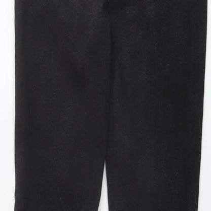 River Island Womens Black Cotton Skinny Jeans Size 12 L26 in Regular Button