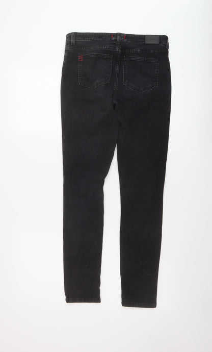 BDG Womens Black Cotton Skinny Jeans Size 27 in L28 in Regular Button