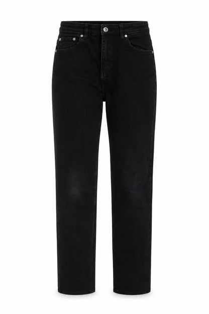 Womens UK Size 29 in Weekday Regular Fit Straight Black Jeans