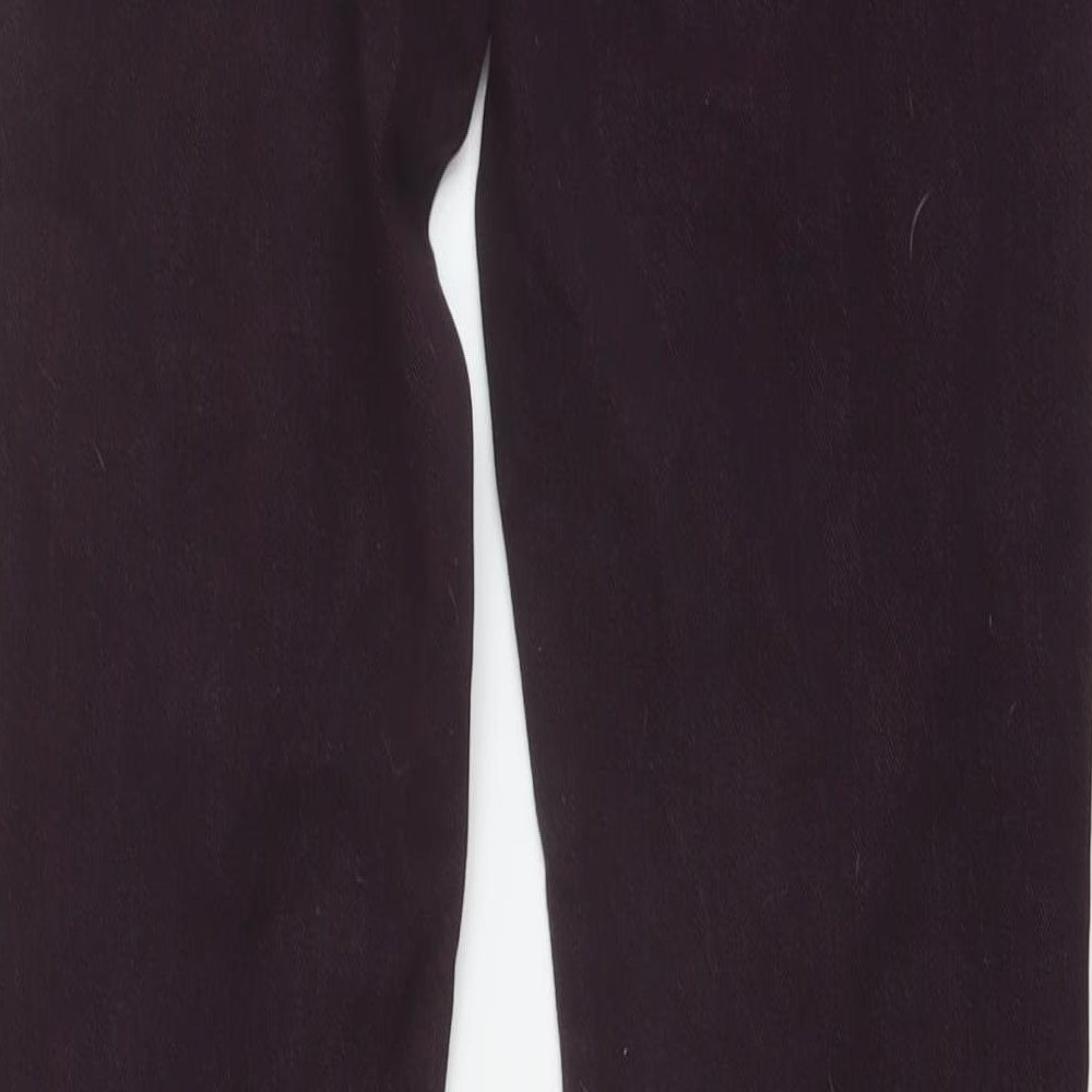 The Kooples Womens Purple Cotton Straight Jeans Size 30 in L36.5 in Regular Button