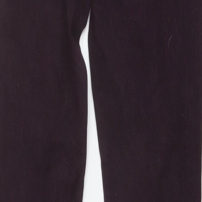 The Kooples Womens Purple Cotton Straight Jeans Size 30 in L36.5 in Regular Button