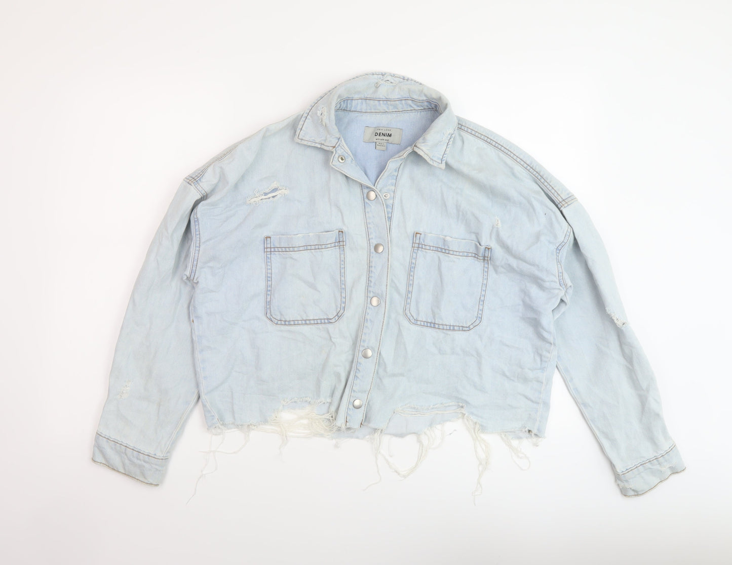 Womens UK Size 10 New Look Blue Jacket