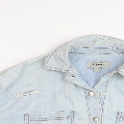 Womens UK Size 10 New Look Blue Jacket