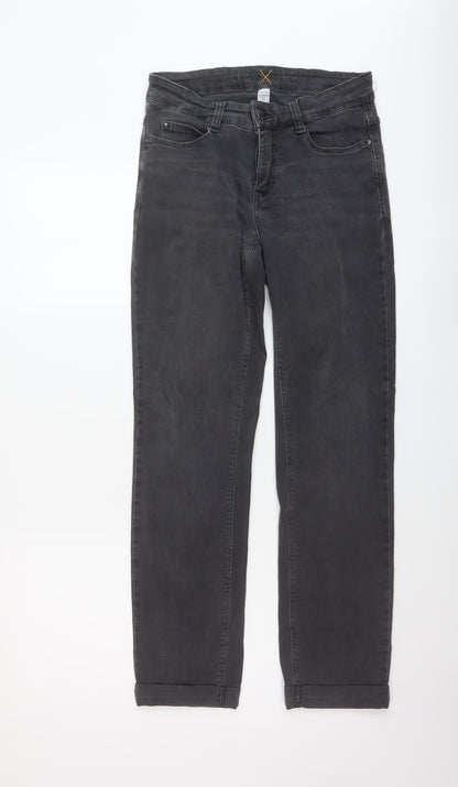 Womens UK Size 26 in Dream Jeans Regular Fit Straight Grey Jeans