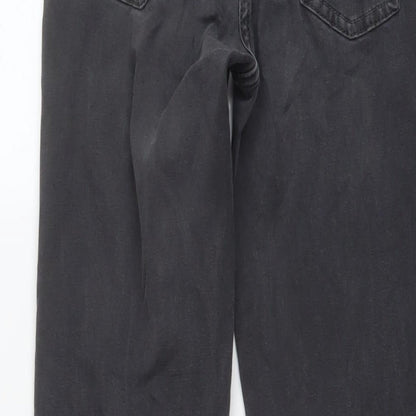 Womens UK Size 26 in Dream Jeans Regular Fit Straight Grey Jeans