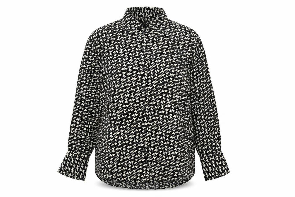 Womens UK Size 10 River Island Black Basic Button-Up