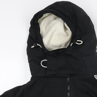 Mens UK Size XL Superdry Black Rain Coat