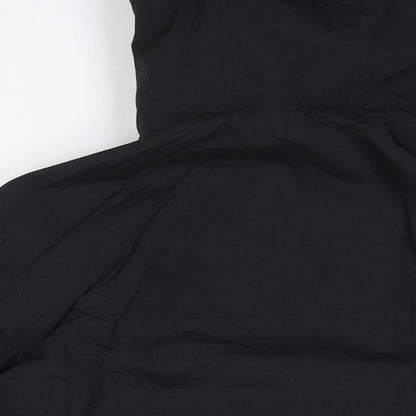 Mens UK Size XL Superdry Black Rain Coat