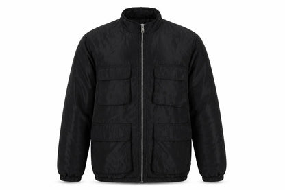 Mens UK Size S Boohoo Black Bomber Jacket