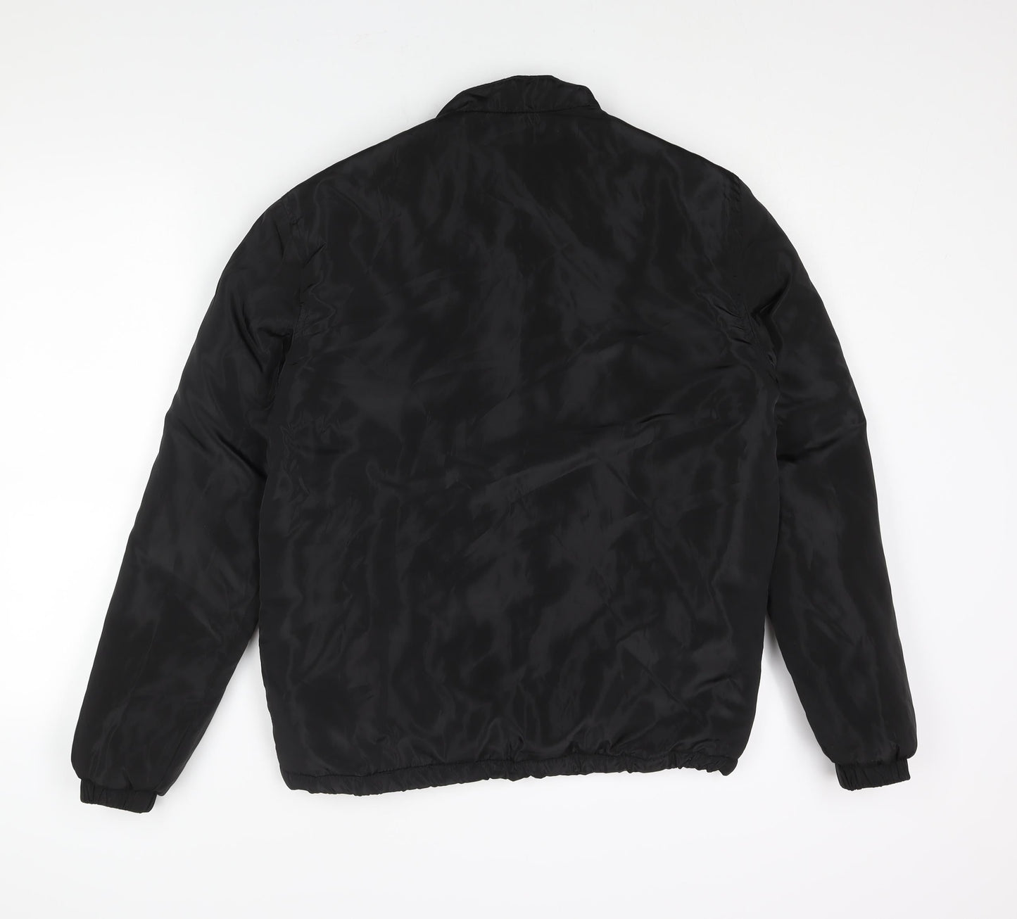 Mens UK Size S Boohoo Black Bomber Jacket