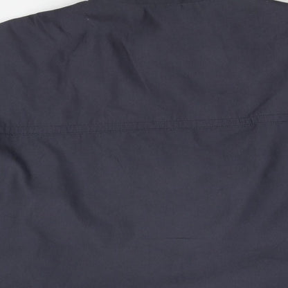 Mens UK Size XL Micro Blue Overcoat