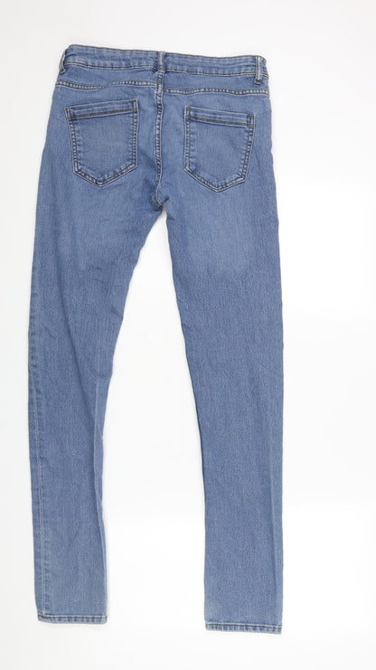 Denim & Co. Mens Blue Cotton Skinny Jeans Size 30 in L31 in Regular Button