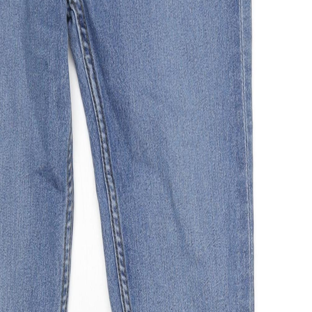 Denim & Co. Mens Blue Cotton Skinny Jeans Size 30 in L31 in Regular Button