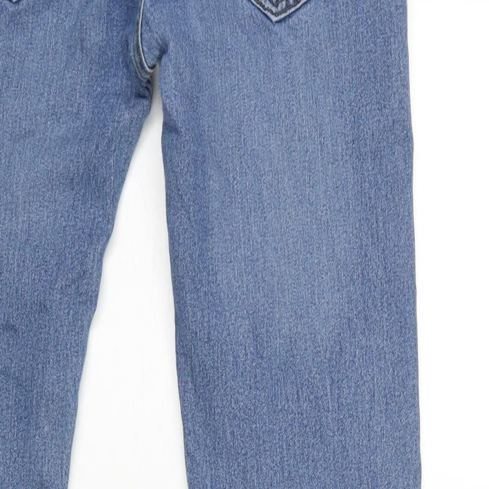 Denim & Co. Mens Blue Cotton Skinny Jeans Size 30 in L31 in Regular Button