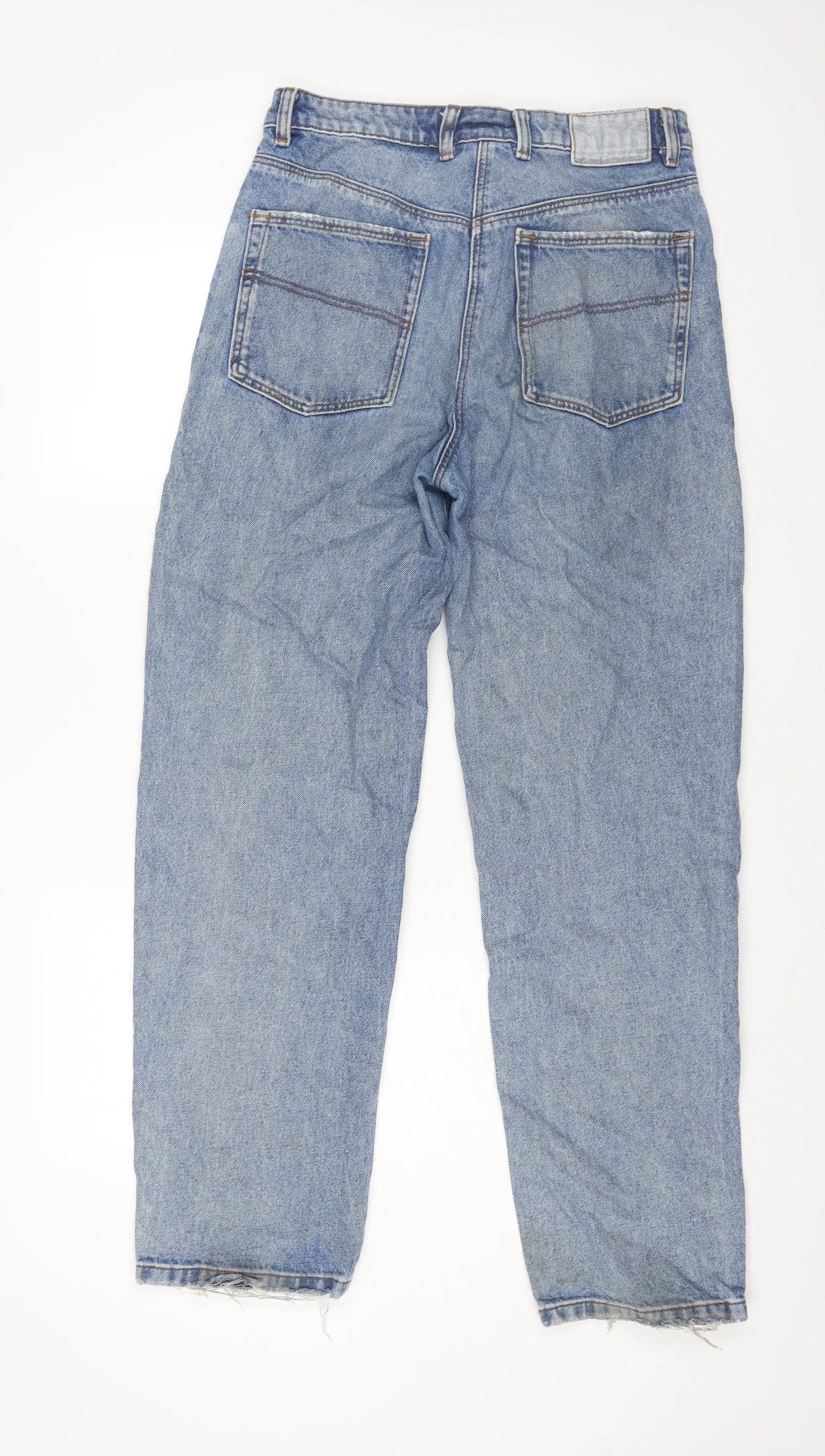 Mens UK Size 28 in COLLUSION Regular Fit Straight Blue Jeans