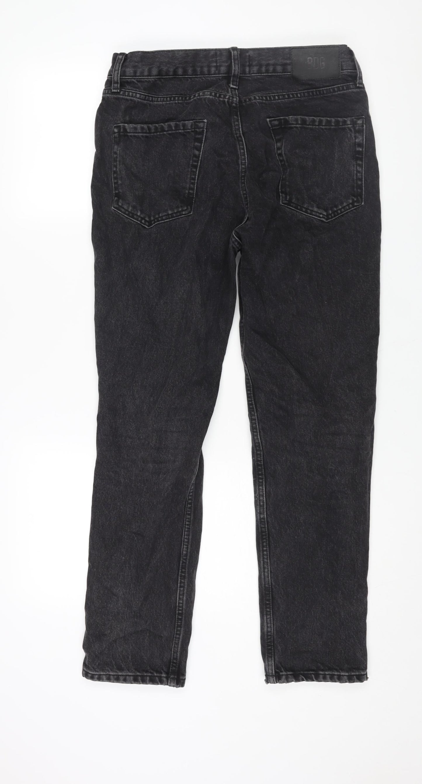 BDG Mens Black Cotton Tapered Jeans Size 30 in L32 in Regular Zip