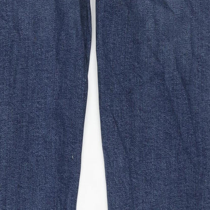 Denim & Co. Mens Blue Cotton Skinny Jeans Size 34 in L34 in Regular Zip